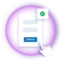 Signup cartoon